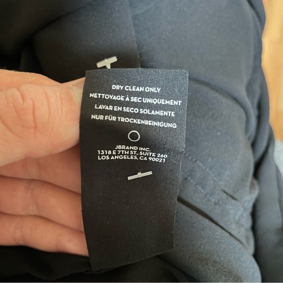 J Brand Black Velvet Front Viscose Silk Combo Tie Front Tank Top EUC Size Large - Picture 10 of 12